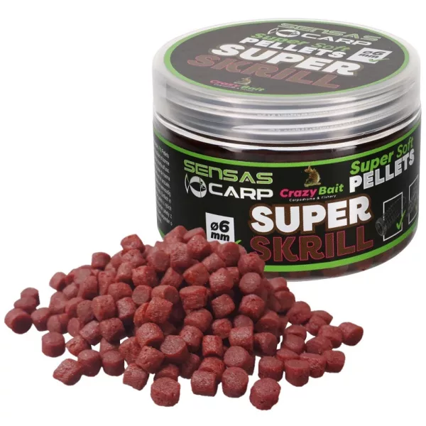 Sensas Super Soft Super Krill 6mm Pellet da amo 60gr