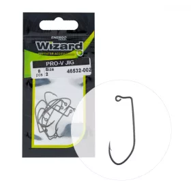   Wizard Pro-V Jig Occhiellato Barbigliato 2 Amo Offset da Spinning