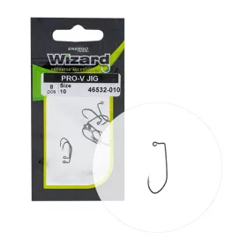   Wizard Pro-V Jig Occhiellato Barbigliato 3/0 Amo Offset da Spinning
