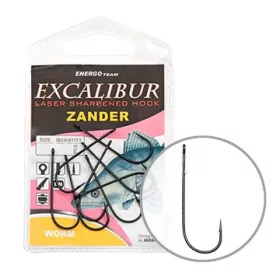 Amo Excalibur Zander Worm 2/0