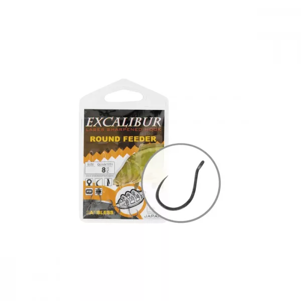 Amo Excalibur Round Feeder Barbless 8