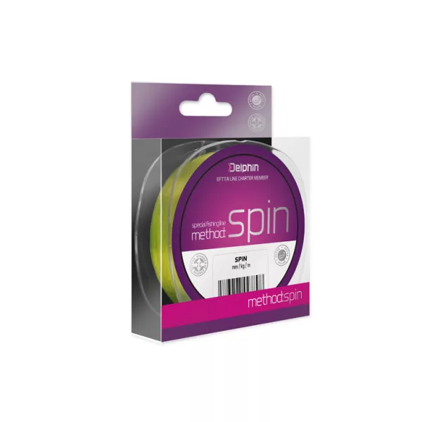 Delphin METHOD SPIN 200m/giallo 0,28mm 14,3lbs