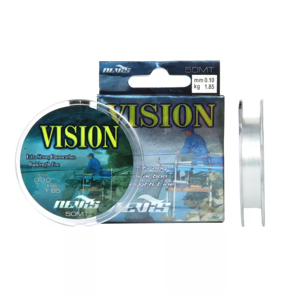 Nevis Vision 0,20mm 50m Fluorocarbon Filo da terminale