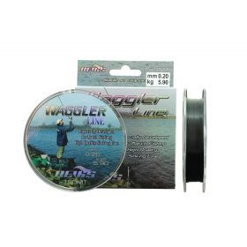   Nevis Waggler 150m 0.12mm Lenza principale in monofilo-Grigio