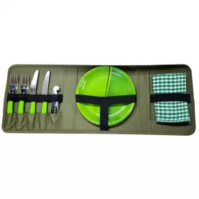 Carp Academy Set stoviglie da campeggio per 2 persone