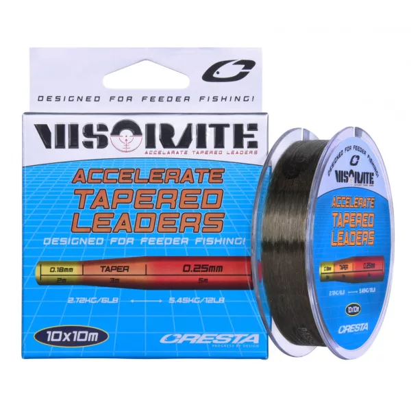 Cresta Visorate Acc Tapered Leader 0,18-0,25 filo