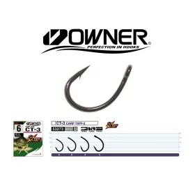  Owner Carp CT-3 53273 4 Amo per boilies con ardiglione, con occhiello 7 pezzi