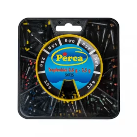   CHAMPION SET GOCCE I SINTERIZZATO 0,8-3,5GR.76pz - Set piombo - Piombo a goccia
