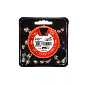   Carp Expert Large 4,5-7,5gr Set di piombi a goccia con inserto 150gr