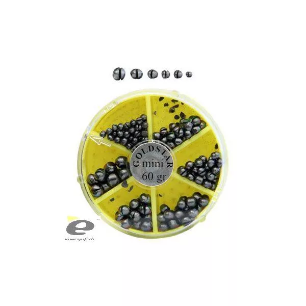 Kamasaki Set Piombi Spaccati Mini 60gr