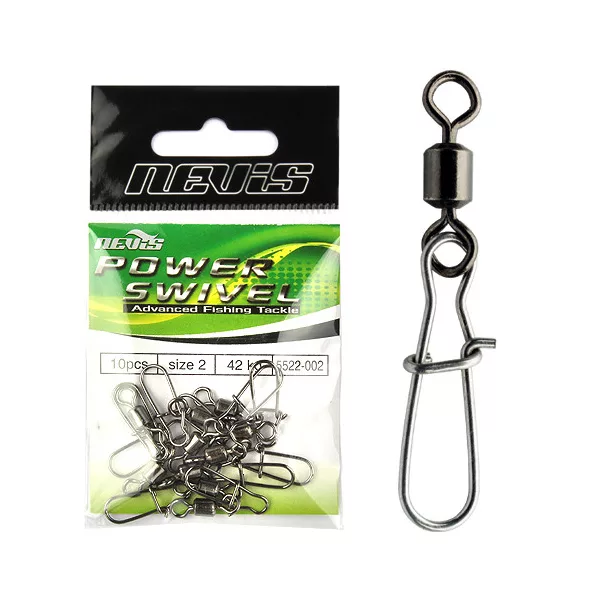 Nevis Girella Cilindrica con Moschettone Misura 6 10pz