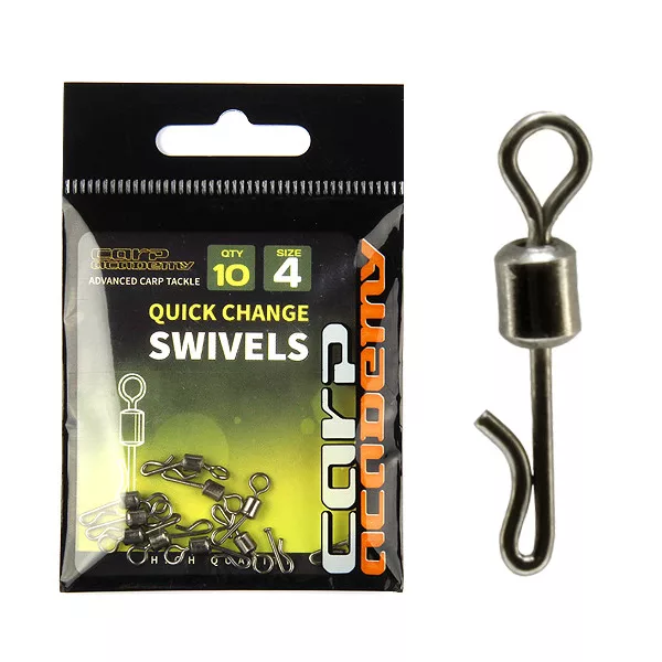 Carp Academy Girella cilindrica + moschettone 10 pz