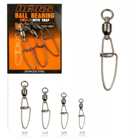 Nevis Girella con cuscinetto con moschettone 3/0 4 pz