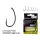 Carp Academy Teflon Hook XS-4 Nero 2 10pz/confezione Occhiellato Barbigliato Amo da boilie