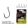 Carp Academy Teflon Hook XS-5 Nero 2 10pz/confezione Occhiellato Barbigliato Amo da boilie