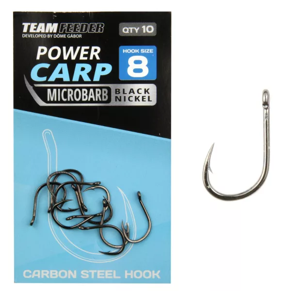 Team Feeder By Döme TF Power Carp Amo da feeder 12 Barbe, Ad occhiello 10pz