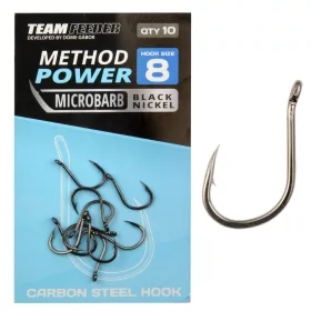   Team Feeder By Döme TF Method Power 8 Amo da Feeder Barbuto, con Occhiello 10pz