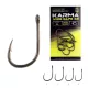 Carp Academy Karma Wide Gape XR Amo con 4 Occhielli, Barbozzato 10pz