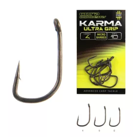   Carp Academy Karma Ultra Grip Amo con 6 Occhielli, Barbozzato 10pz
