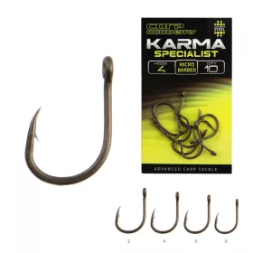   Carp Academy Karma Specialist-X 8 Amo con ardiglione ad occhiello 10 pz