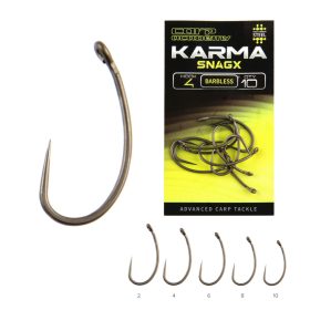  Carp Academy Karma SnagX 10 Amo senza ardiglione ad occhiello 10 pz