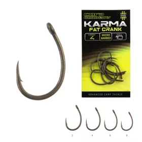   Carp Academy Karma Fat Crank 4 Amo con ardiglione ad occhiello 10 pz