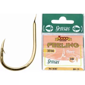   Sensas Feeling 3314 Oro Misura 10, Amo Boilies Barbed 15 pezzi