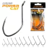 Nevis Gancio per pesce siluro 9644 Nero 9/0 3pz/confezione Con occhiello Barbuto Gancio per pesce predatore