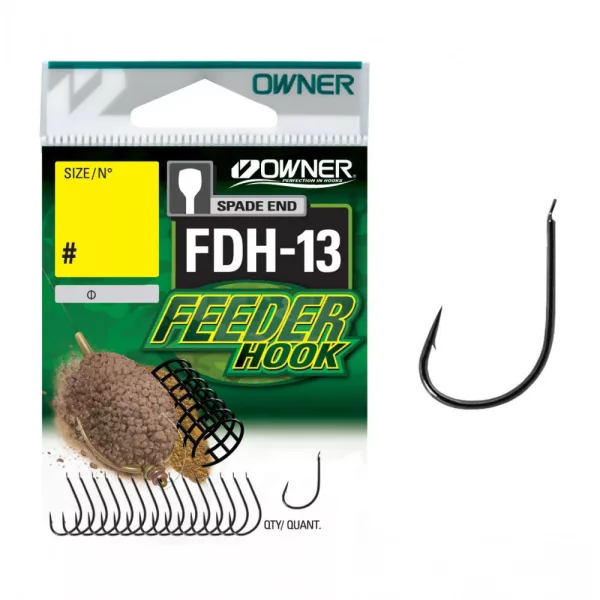 Owner FDH-13 14 Amo Feeder a paletta, con ardiglione 17 pz