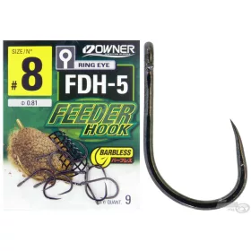   Owner FDH-5 10 Amo Feeder con occhiello, Senza Ardiglione 9pz