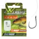 Nevis 10 Amo per carpa pre-legato, con occhiello, senza ardiglione 40cm 0,20mm monofilo 10pz