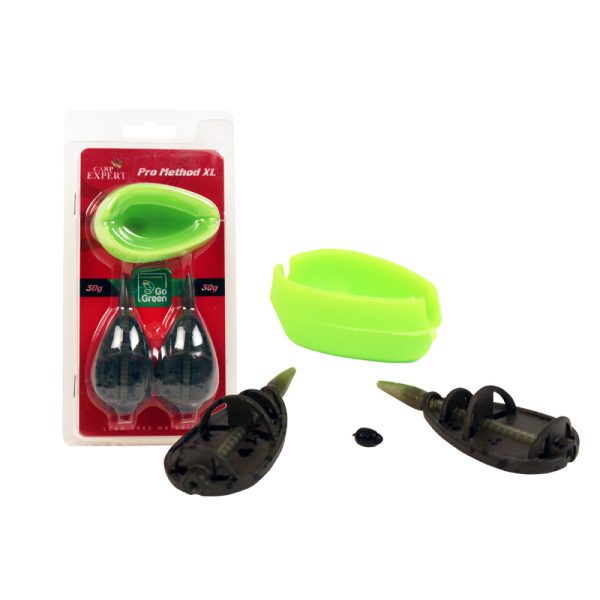 Carp Expert PRO Method XL Cesto con Riempitore Go Green 60 + 60g