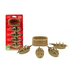   Carp Expert Smart Method Feeder 15gr+20gr+25gr+35gr con riempitore Cesto Method Go green