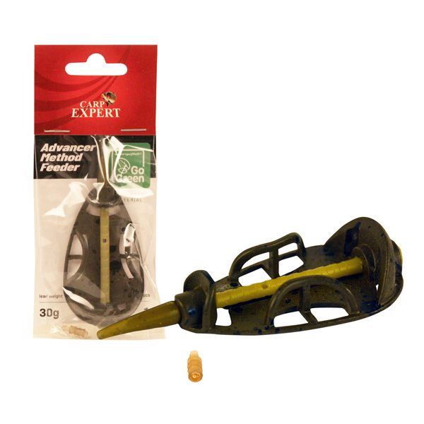 Carp Expert Advancer Method Feeder 60gr Go green Lega di Zinco Pasturatore Method