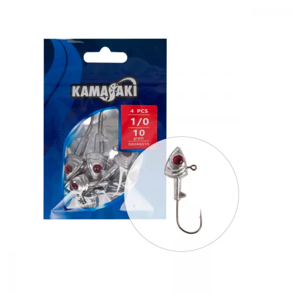 Kamasaki Predatore di Fiume Testa Jig 12G 2/0 3pz/Pacco