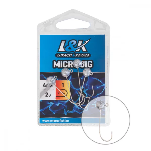 L&K Micro Jig 2316 Testina Jig 1 - 3gr - 4 pezzi