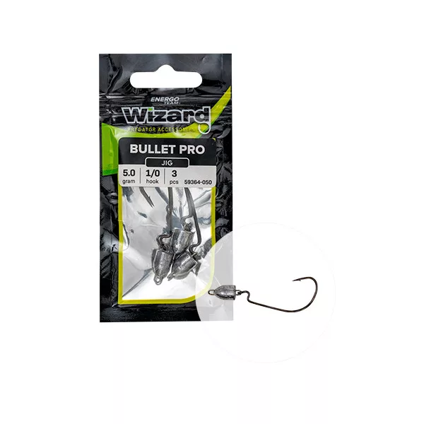 Wizard BULLET PRO JIG TESTA 7G 2/0 3PCS/BAG Cheburashka