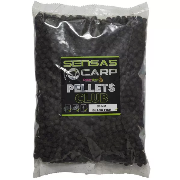 Sensas Black Fish Club Pellets 8mm Etetőpellet 10kg