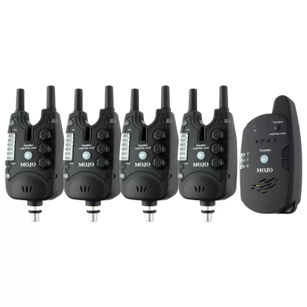 Carp Academy Mojo XTI segnalatore di abboccata elettronico set 4+1