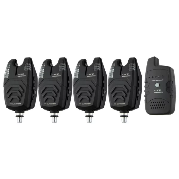 Carp Academy Thunder segnalatore di abboccata elettronico 4+1