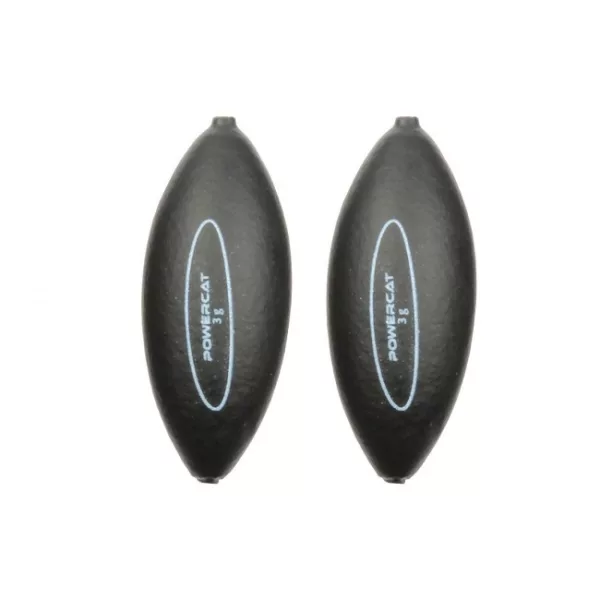 Nevis Powercat Micro U-Float 1,5gr Galleggiante da predatore Nero 2pz