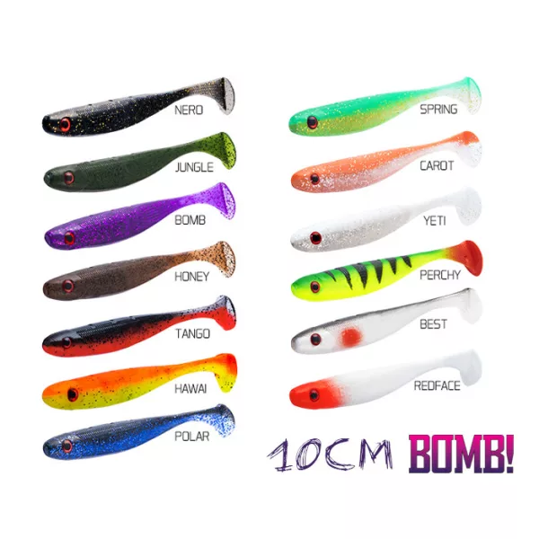 Delphin Rippa Pesce in gomma Tango 10cm 5pz