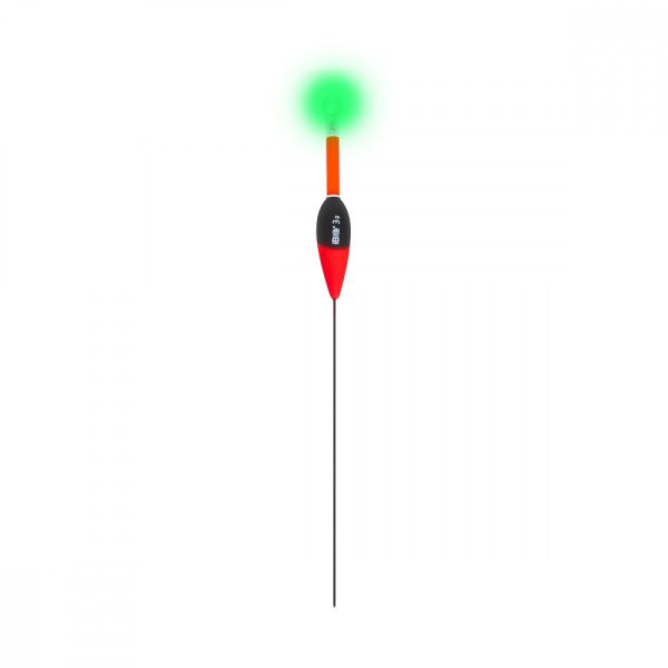 iBite Allround Mega 3gr batteria 435 + led rosso + led verde Galleggiante Luminoso a Cartuccia