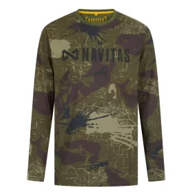 Navitas Identity Camo Long Sleeve Tee S Maglietta