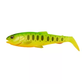   Savage Gear Craft Cannibal Paddletail Esca artificiale in plastica 12,5cm 20gr Firetiger Bulk