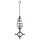 Nevis 20cm Cestino da pastura Busafa in metallo