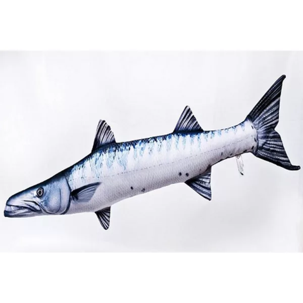 EnergoTeam Il Barracuda 110cm Cuscino a forma di pesce