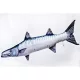 EnergoTeam Il Barracuda 110cm Cuscino a forma di pesce