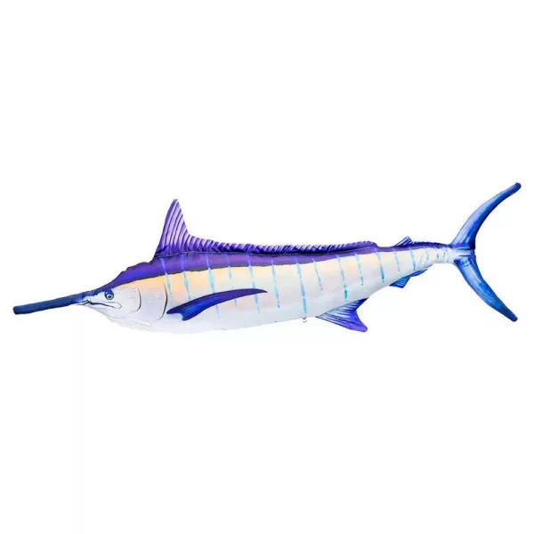 EnergoTeam Il Marlin Blu Illuminato 118cm Cuscino a forma di pesce
