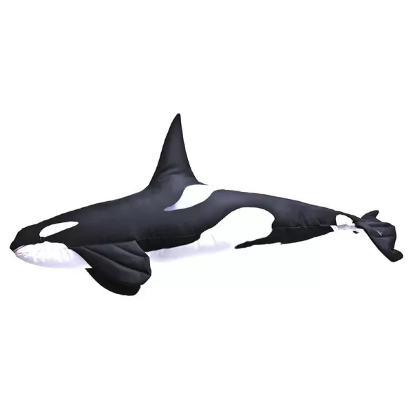 EnergoTeam The Orca, Killer Whale 118cm Cuscino a Forma di Pesce